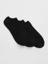 Pack de tres pares de medias al tobillo de corte bajo, confeccionadas en tejido suave y elástico.