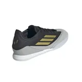 Championes Adidas F50 Freestyle Messi, color negro con detalles en gris y dorado.