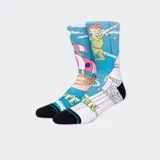 Medias Stance con diseño de Peter Pan, la torre del reloj y el barco pirata.