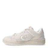Championes urbanos Converse Weapon OX color crema, con detalles en blanco. Confeccionados en cuero, con cordones planos de algodón y amortiguación de PU.
