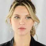 Aros colgantes de plata 925 o plata 950 con baño de oro 18k, con forma de diapasón.