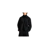 Campera estilo blouson de Polo Ralph Lauren en color negro, con cierre frontal metálico, cuello camisero, bolsillos laterales ribeteados y el clásico logo del jugador de polo bordado en rojo en el pecho. Cuenta con puños y dobladillo elásticos.