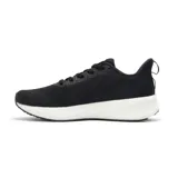 Championes de running 361° Quikfoam Infinity 5.0, color blanco con detalles en verde y gris, capellada de malla transpirable y suela con amortiguación.