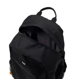 Mochila urbana Caterpillar modelo Tokyo, color negro, con compartimento principal con cierre, bolsillos laterales de red y logo de la marca en el frente.