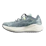 Championes Salomon Aero Glide 4 Grvl, calzado de running diseñado para cambio de superficies, color negro y gris con suela adherente y sistema de ajuste rápido.