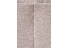 Pantalón tejido color tostado, de corte recto y holgado con cintura elástica.