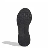 Championes de running Adidas Run Falcon 5, color negro, con exterior de malla textil y sintética, plantilla OrthoLite y mediasuela Cloudfoam para mayor amortiguación.