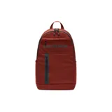 Mochila Nike color ladrillo con detalles en negro. Incluye el logo de Nike Air en el frente, un bolsillo frontal con cierre y dos bolsillos laterales.