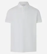 Remera polo de corte comfort, confeccionada en algodón peruano de alta calidad. Presenta cuello clásico con tapeta de botones y mangas cortas. Diseño liso y texturizado, ideal para un look casual y fresco.
