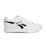 Championes Reebok Jogger Lite blancos con detalles en negro, ideales para uso diario.
