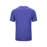 Remera deportiva Nike para running con tecnología Dri-FIT, de color tostado con diseño texturizado perforado y mangas cortas raglán.