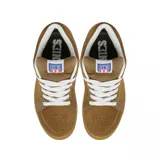 Championes Etnies Sal23 negros de gamuza con detalles en cuero sintético, cordones blancos y suela de goma.