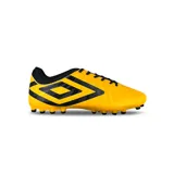 Championes de fútbol Umbro Velocita VI Club AG, color amarillo con detalles en negro. Capellada de PU y textil, suela de TPU.