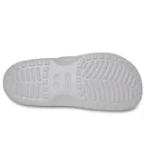 Sandalias Crocs modelo Saturday, color gris, de dos tiras con hebillas ajustables y plantilla de espuma Croslite.