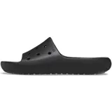 Sandalias Crocs modelo Classic Slide de color blanco, con diseño deslizante, suela de espuma Croslite y perforaciones superiores personalizables con Jibbitz.