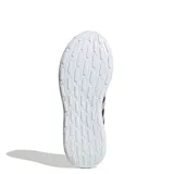 Championes Adidas Lite Racer 4.0, color violeta oscuro con las tres tiras laterales en lila claro y entresuela blanca con tecnología Cloudfoam.