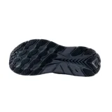 Championes de running Hoka modelo Clifton 8, color negro con suela gris oscuro. Diseño de malla transpirable con amortiguación de alto rendimiento.