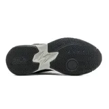 Championes de tenis Fila Acer, color negro con detalles en plateado y rosa.