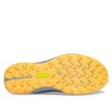 Championes Saucony Peregrine 12 para trail running, color azul con detalles en amarillo y negro.