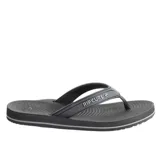Ojotas Rip Curl modelo Tunnels Bloom de color negro, con diseño ergonómico de suela texturizada y tiras de dedo con el logo de la marca estampado.