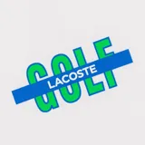 Remera Lacoste blanca de manga corta, confeccionada en algodón, con cuello redondo y pequeño estampado gráfico en el pecho.