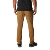 Pantalón Columbia Black Mesa Woven de color tostado, diseñado para actividades al aire libre. Cuenta con tecnologías Omni-Shade™ UPF 50 para protección solar y Omni-Shield™ que repele la humedad y las manchas. Presenta rodillas articuladas, bolsillos con cremallera y un diseño cómodo y elástico.
