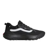 Championes Vans modelo MTE Crosspath, color negro con detalles en blanco. Diseño de perfil bajo con capellada de textil y malla reciclada, entresuela UltraCush para mayor amortiguación y suela de goma antideslizante con alta tracción.