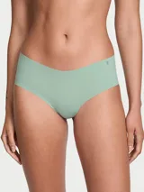 Bombacha cheeky verde menta, de tiro bajo, confeccionada en microfibra suave y elástica con diseño sin costuras y acabado invisible.