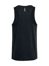 Musculosa deportiva Under Armour Launch Singlet negra con logo blanco en el pecho.