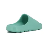 Chanclas Diadora Bali de una sola pieza, color verde menta, con suela ancha texturizada y logo grabado en la tira superior.