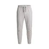 Pantalón deportivo Nike Unlimited de color negro, con cintura elástica ajustable mediante cordón, bolsillos laterales y diseño entallado hacia los tobillos.