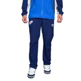 Pantalón de entrenamiento azul marino con el escudo del Club Nacional de Football y el logo de Umbro bordados en la parte superior. Presenta un corte recto y cómodo, ideal para actividades deportivas.
