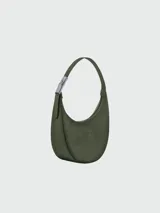 Cartera hobo Longchamp modelo Roseau Essential, color naranja.