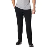 Pantalón técnico de senderismo color negro, con cintura elástica parcial, bolsillos laterales y bolsillo de seguridad con cierre. Cuenta con tecnología de repelencia al agua y protección solar.
