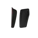 Canilleras Puma Attacanto azules con logo de Puma en blanco.