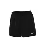 Short deportivo negro marca Nike, modelo Dri-FIT Challenger, con cintura elástica, calce holgado y logo estampado en blanco.