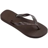 Ojotas Havaianas Top Tiras Flip Flops color rosado, con suela texturizada y tiras finas con el logo de la marca en relieve.