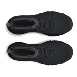 Bota táctica de caña media color negro, con tecnología Charged Cushioning® para mayor amortiguación y suela Vibram® de alta tracción. Diseño robusto y duradero con refuerzos en la puntera y el talón.