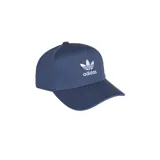 Gorra Adidas Adicolor Trucker color azul marino con logo Adidas bordado en blanco en el frente.