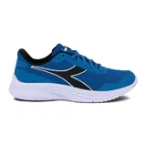 Championes de running Diadora Champion Running Eagle 8, color azul con detalles en negro y blanco.