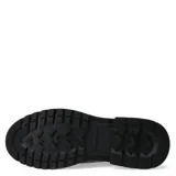 Botas tipo Chelsea de cuero color marrón tabaco con acabado envejecido. Presentan paneles laterales elásticos en color marrón oscuro, tiradores en la parte superior y suela de goma negra con plataforma dentada.