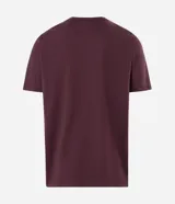 Remera básica de hombre con cuello redondo y manga corta, confeccionada en algodón con textura acanalada y corte comfort.