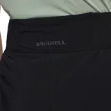Short deportivo de tiro alto con cintura elástica ancha y aberturas laterales en el ruedo.