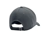 Gorra Under Armour negra con logo blanco bordado en el frente.