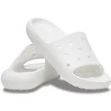 Sandalias Crocs modelo Classic, color negro, tipo chinela con tira ancha superior perforada para personalización con Jibbitz.