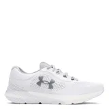 Championes de running Under Armour W Charged Rogue, color blanco con detalles en gris.