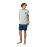 Short de baño Rip Curl S-Series Vc Pivot color azul, de diseño liviano, con cintura elástica y cordón ajustable.