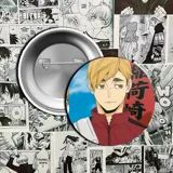 Pin metálico con ilustración de Hinata y Kageyama de Haikyu!