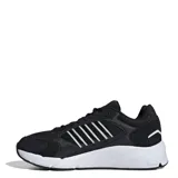 Championes urbanos Adidas modelo Crazy Chaos 2000, color negro con detalles en blanco. Presentan una combinación de malla y material sintético, con las icónicas tres tiras laterales y entresuela con tecnología Cloudfoam para mayor amortiguación.