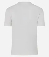 Remera de algodón con elastano, color blanco, de corte ajustado al cuerpo y manga corta. Cuenta con cuello redondo y estampa frontal estilo college con un oso sentado, la inscripción "Columbia", el número 1989 y la frase "Calm and Cute Bears".